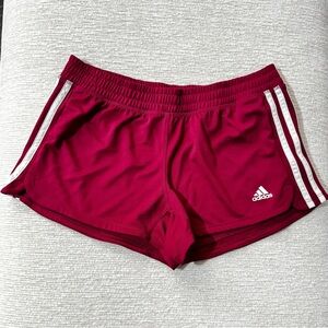 Adidas Women's Magenta Athletic Shorts